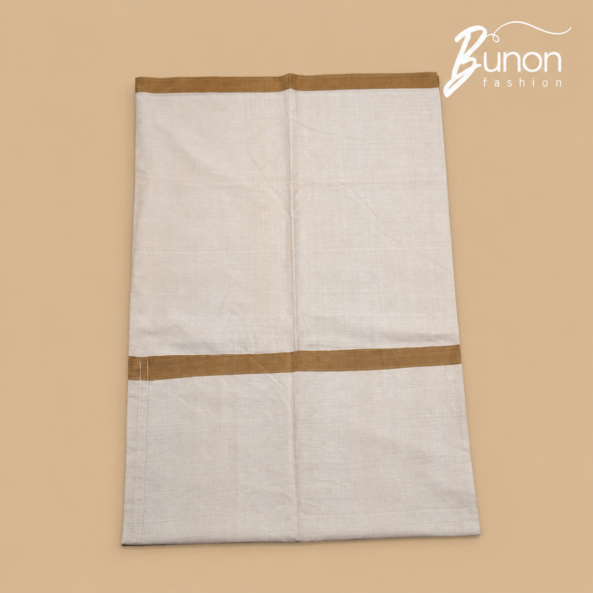 Bunon প্রেস্টিজ কটন লুঙ্গি – Off-White