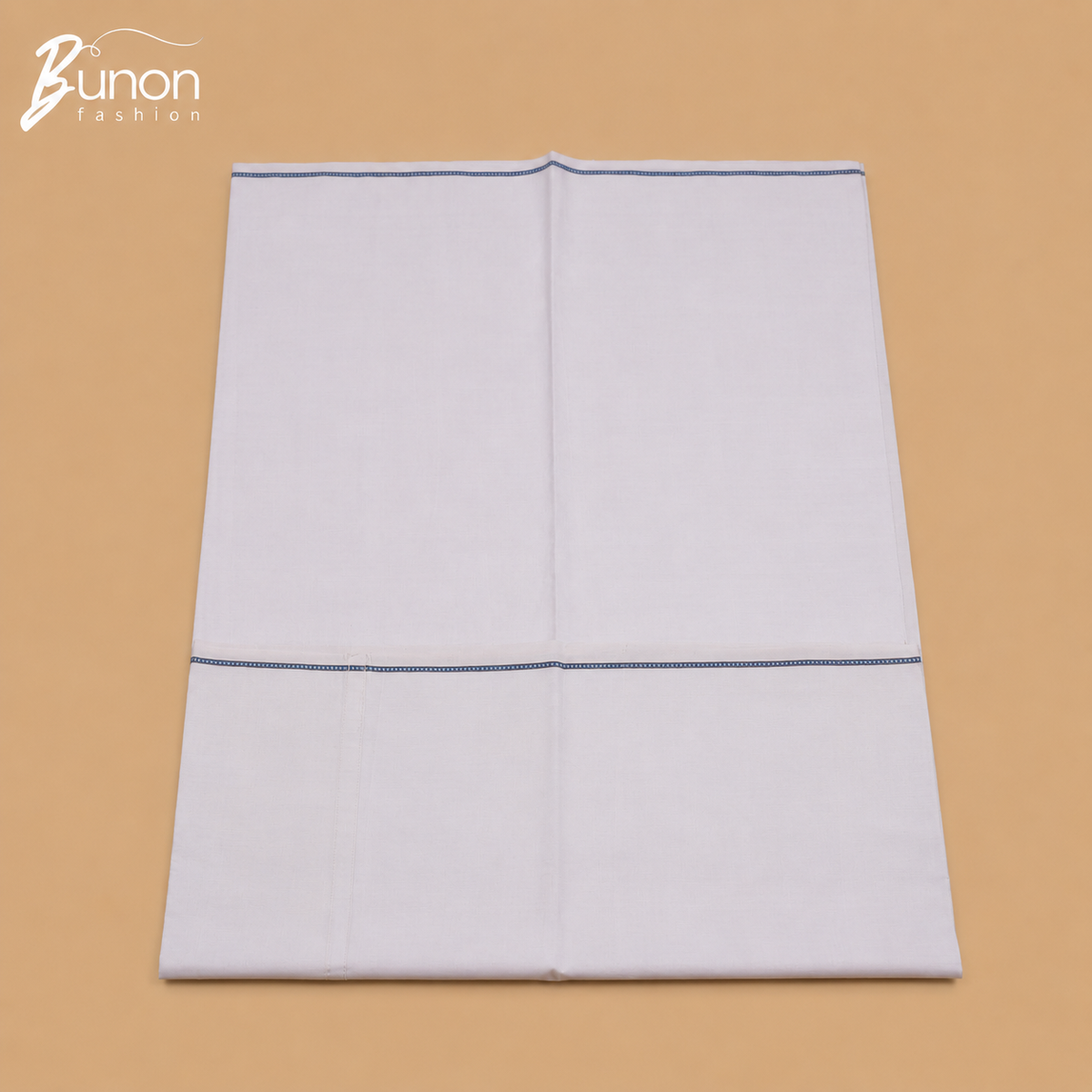 Bunon প্রেস্টিজ কটন লুঙ্গি – White