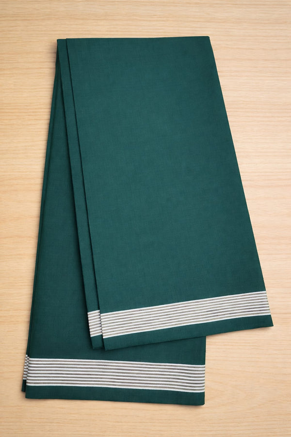 হেরিটেজ কটন লুঙ্গি – Deep Green