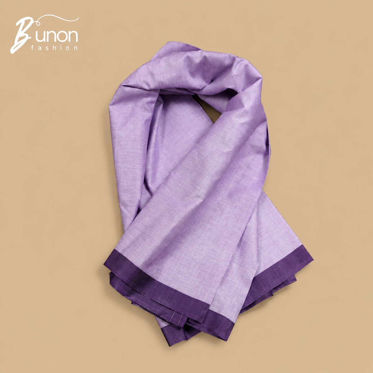 Bunon সিগনেচার প্রিমিয়াম কটন লুঙ্গি – Purple