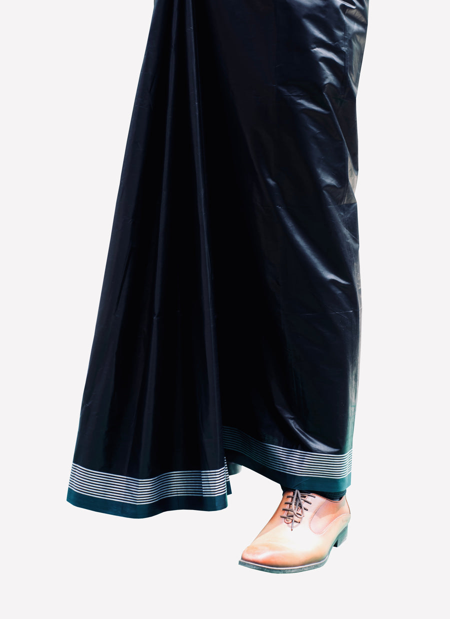 অ্যারিস্টোক্র্যাট কটন লুঙ্গি – Black