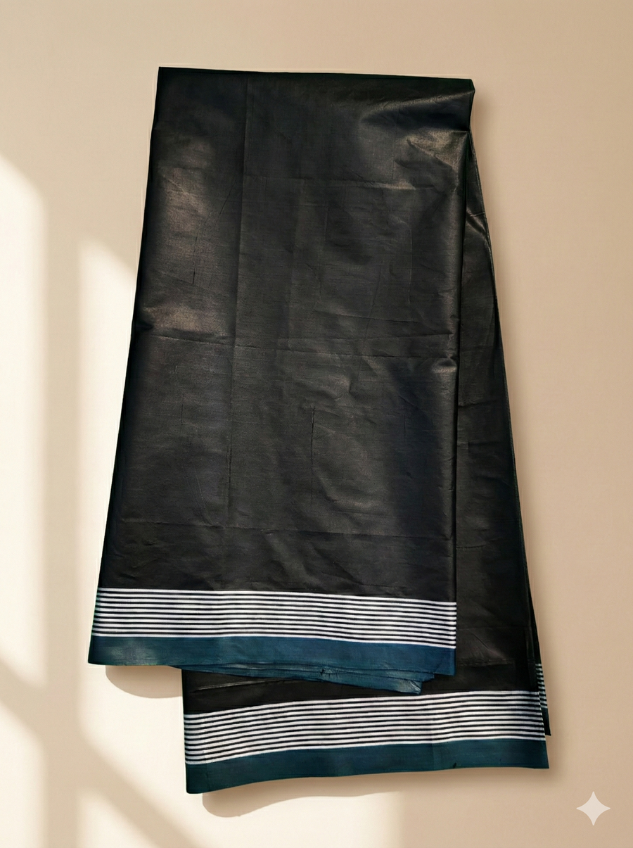 অ্যারিস্টোক্র্যাট কটন লুঙ্গি – Black