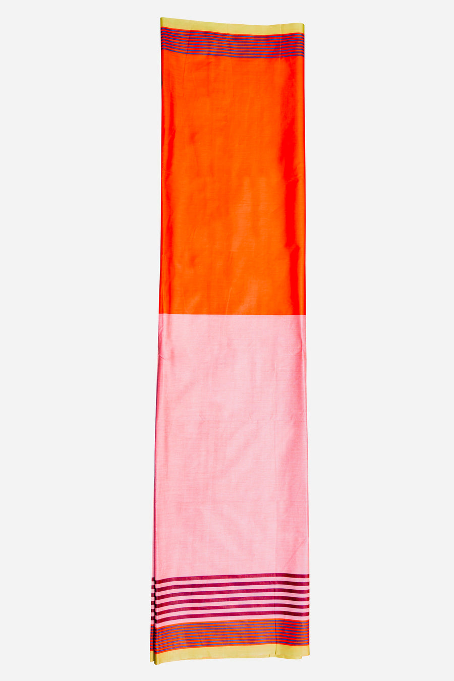 সিগনেচার কটন লুঙ্গি – Orange Two Part