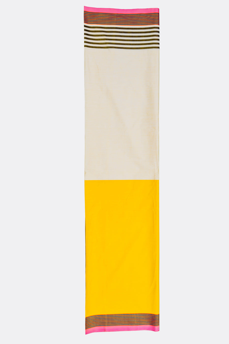 ক্লাসিক কটন লুঙ্গি – Yellow Two Part